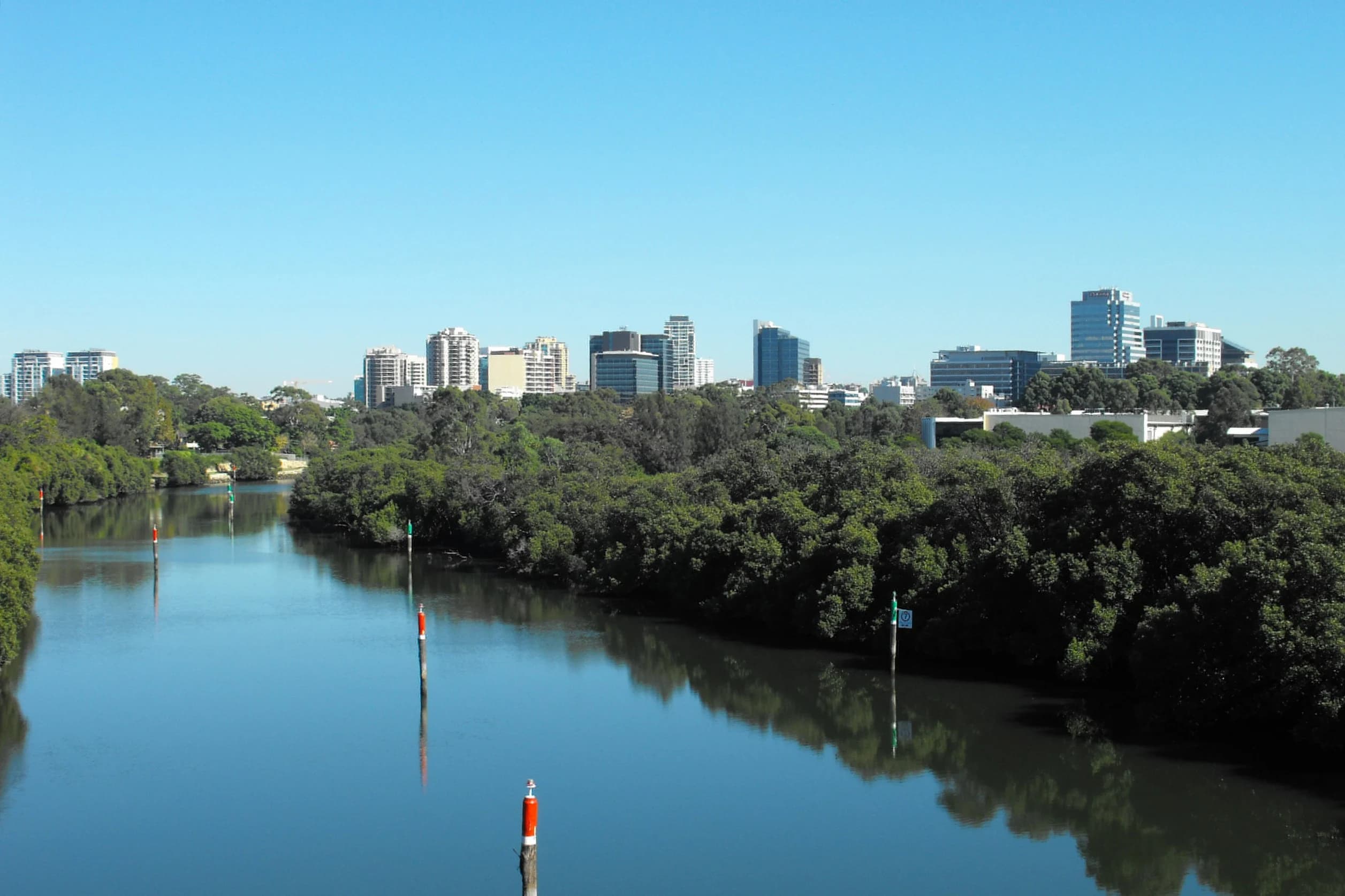 Parramatta CBD 天际线,反映未来 Metro 站区周边住宅增长