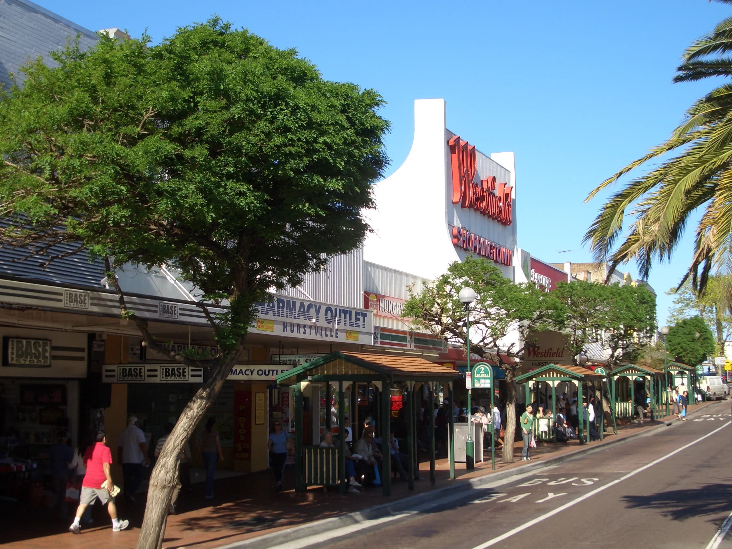 Hurstville的Forest Road,用于反映拟议social housing项目所在区域