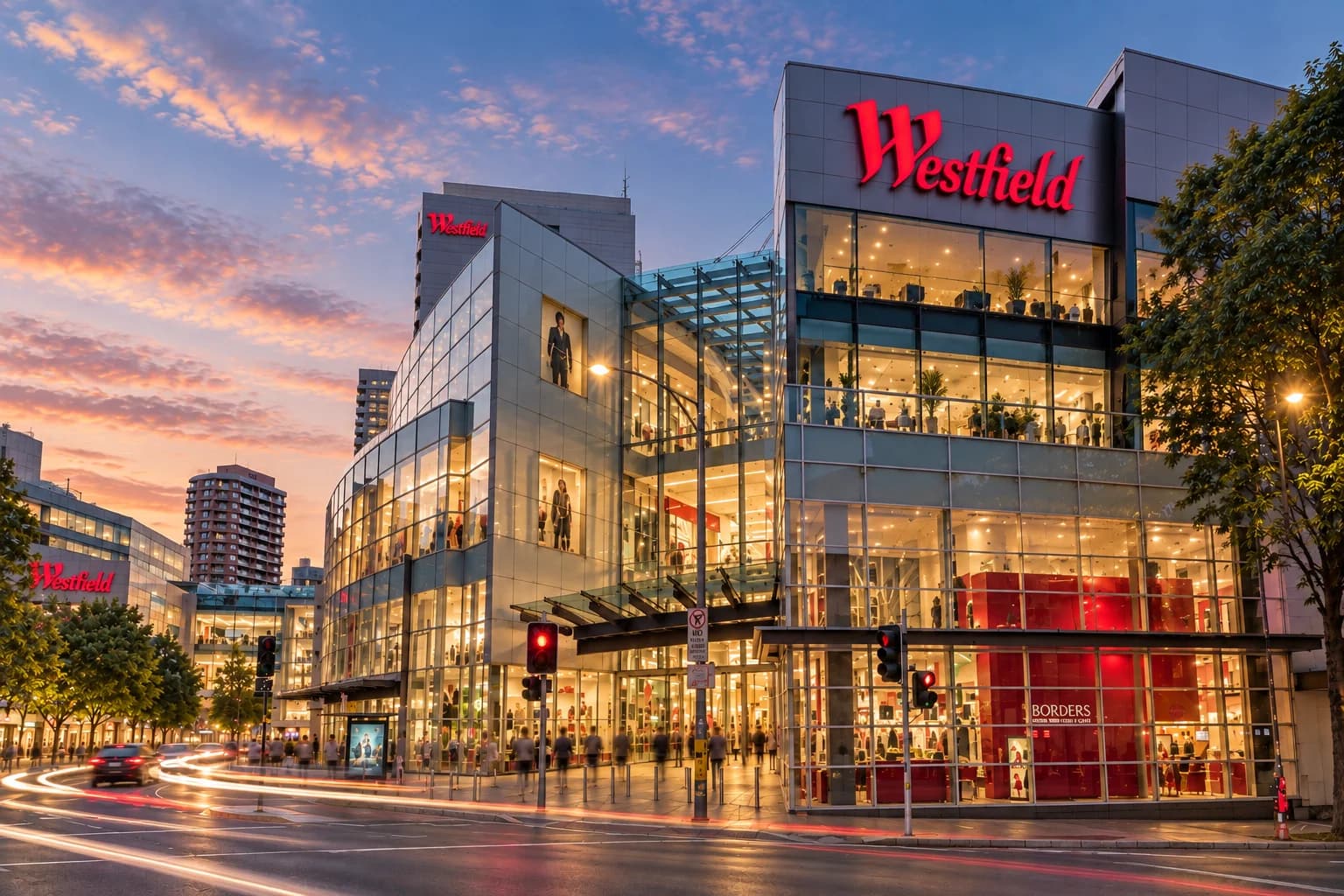 Bondi Junction streetscape and local residential setting