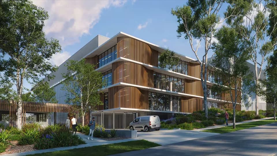 Goodman Group 提供的 Lane Cove West Project Mars 数据中心项目效果图