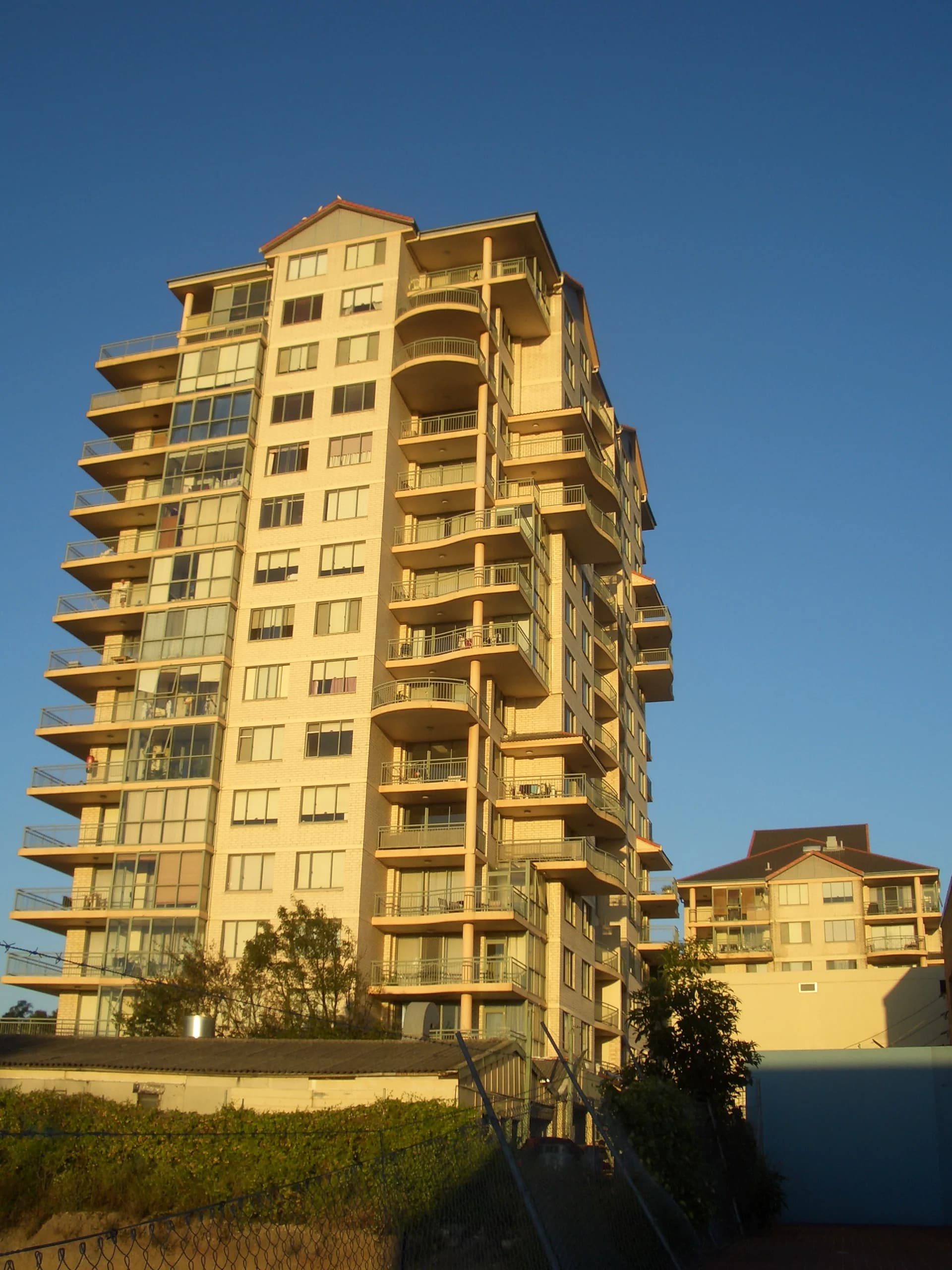 Residential apartment buildings in Hurstville in the Georges River area