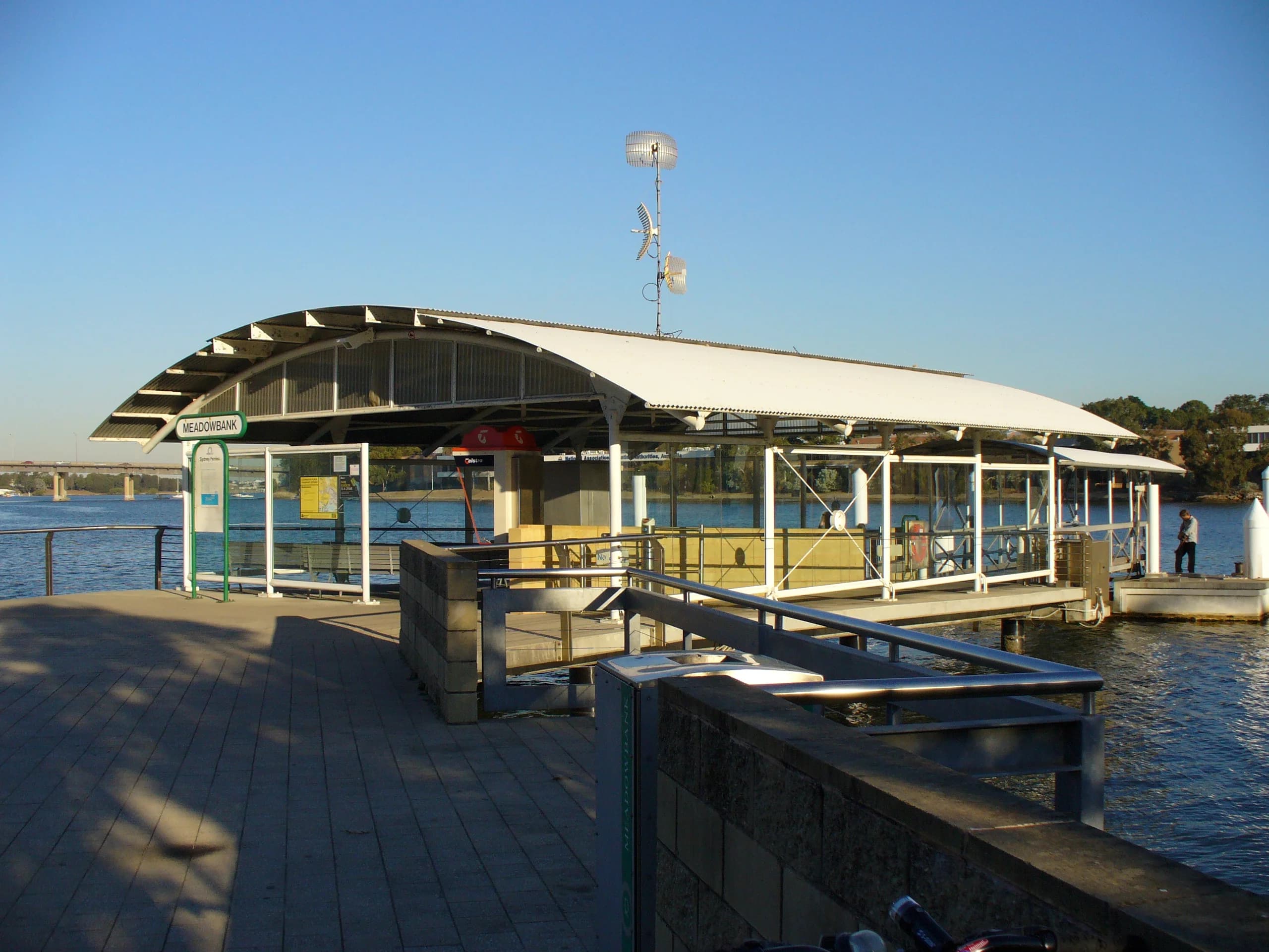 Meadowbank waterfront and Ryde residential area