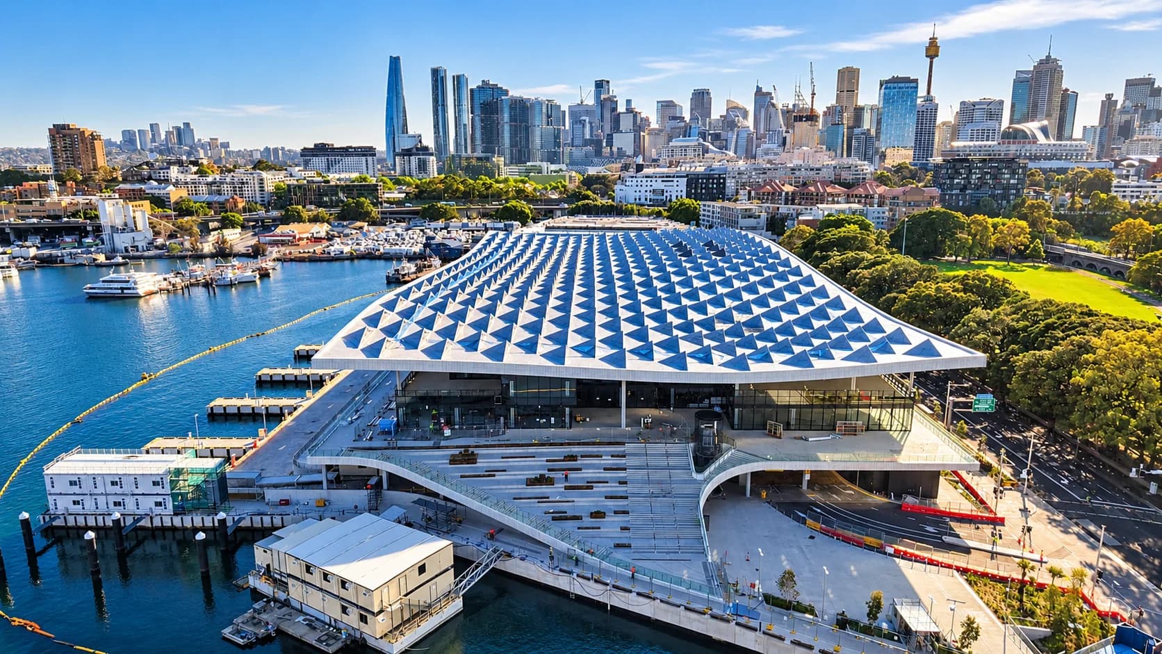 Pyrmont streetscape and local residential setting