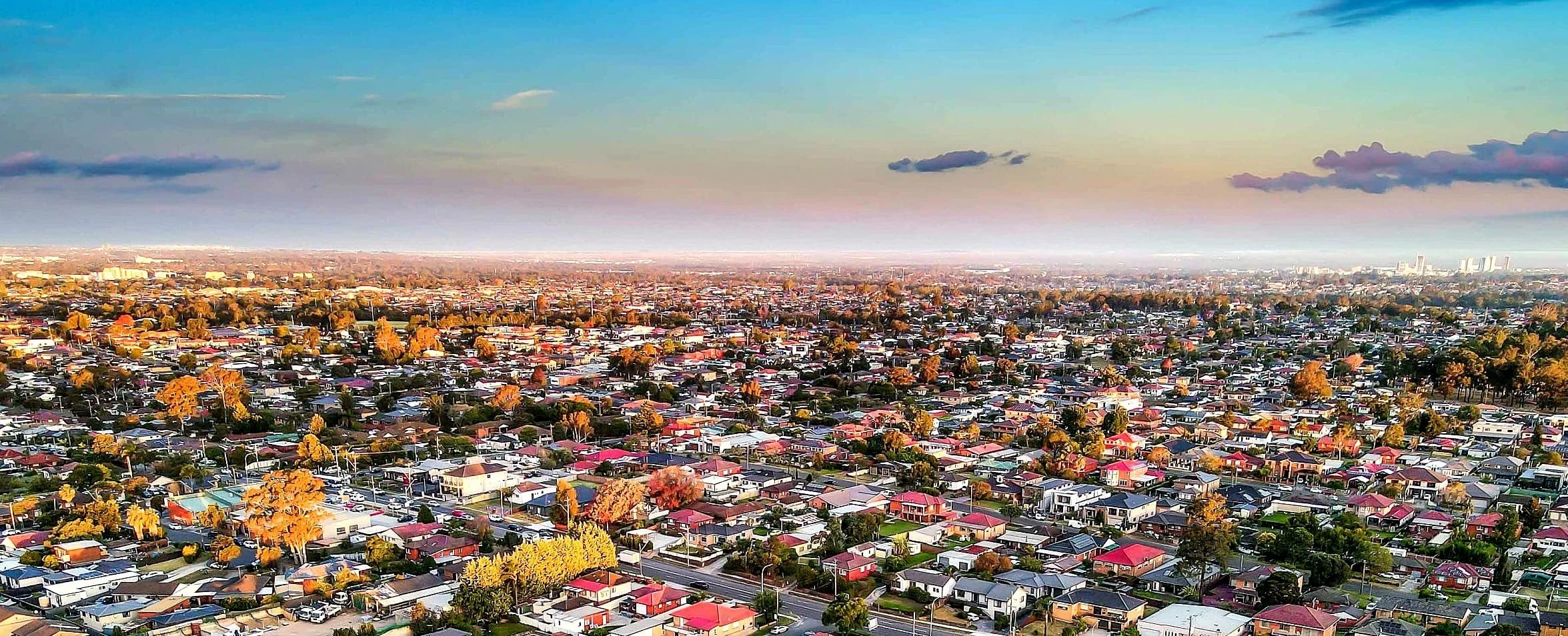 Western Sydney 住宅区航拍
