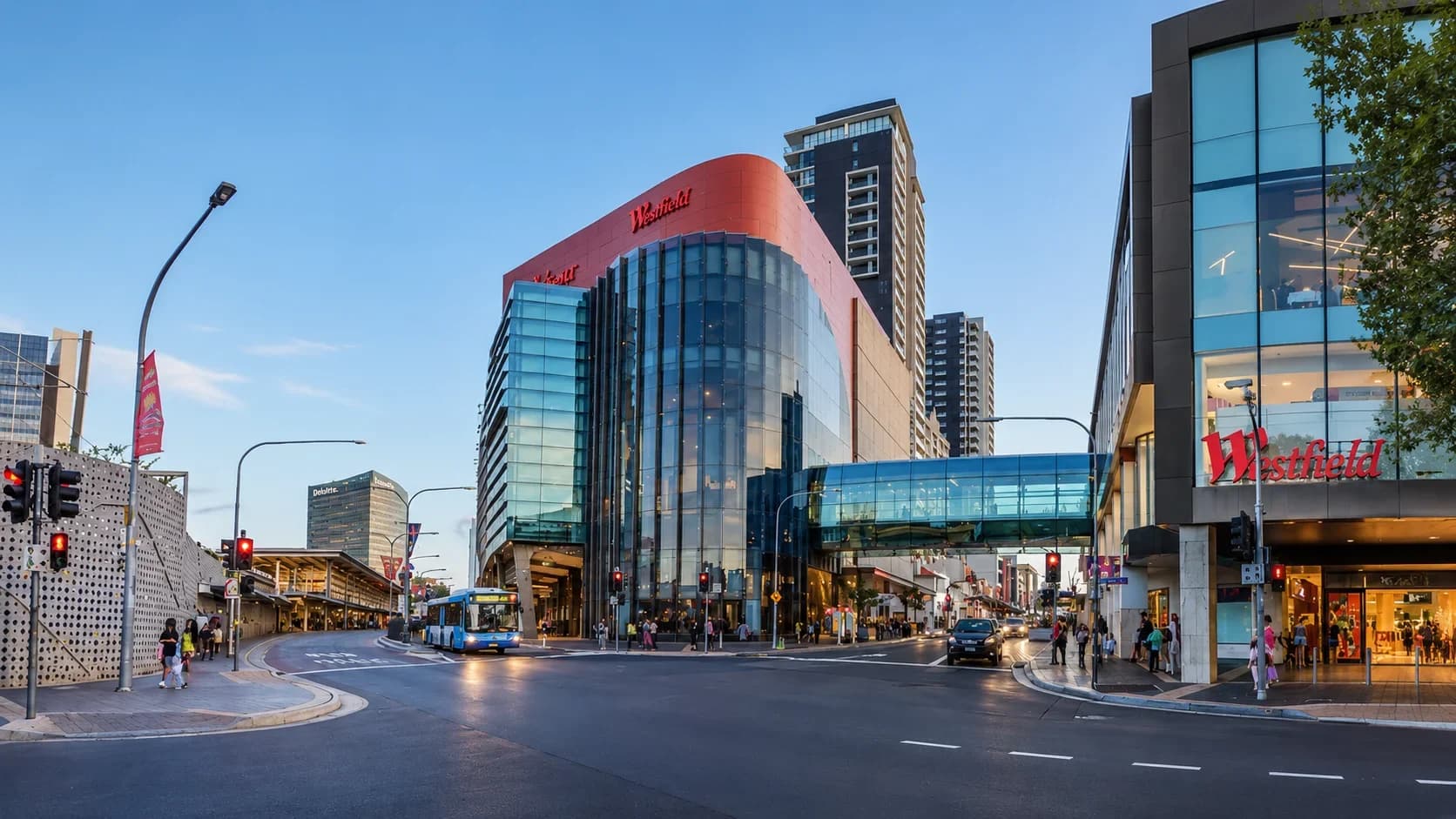 Parramatta streetscape and local residential setting