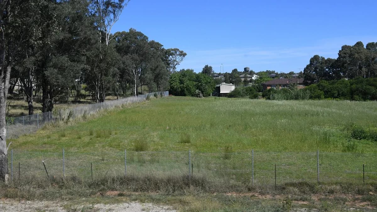 Open residential landscape in Rouse Hill in The Hills District