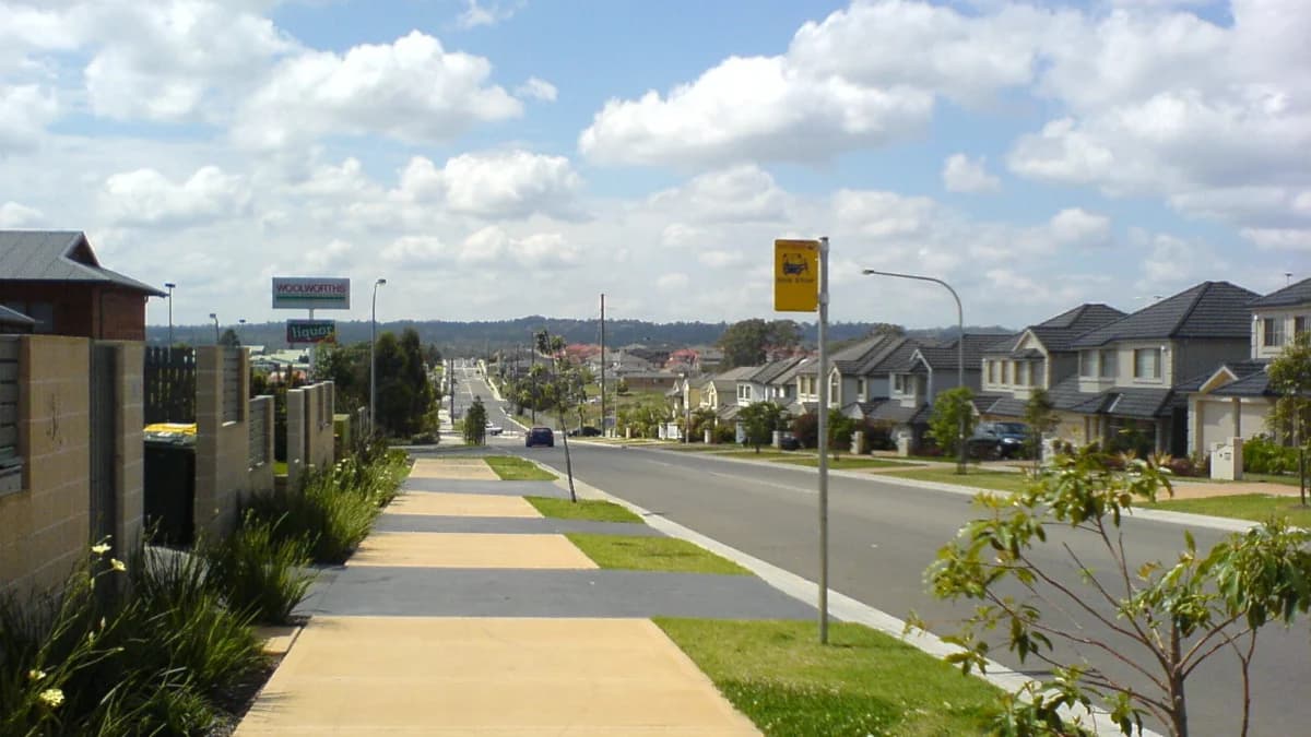 Detached family homes in Kellyville in The Hills District