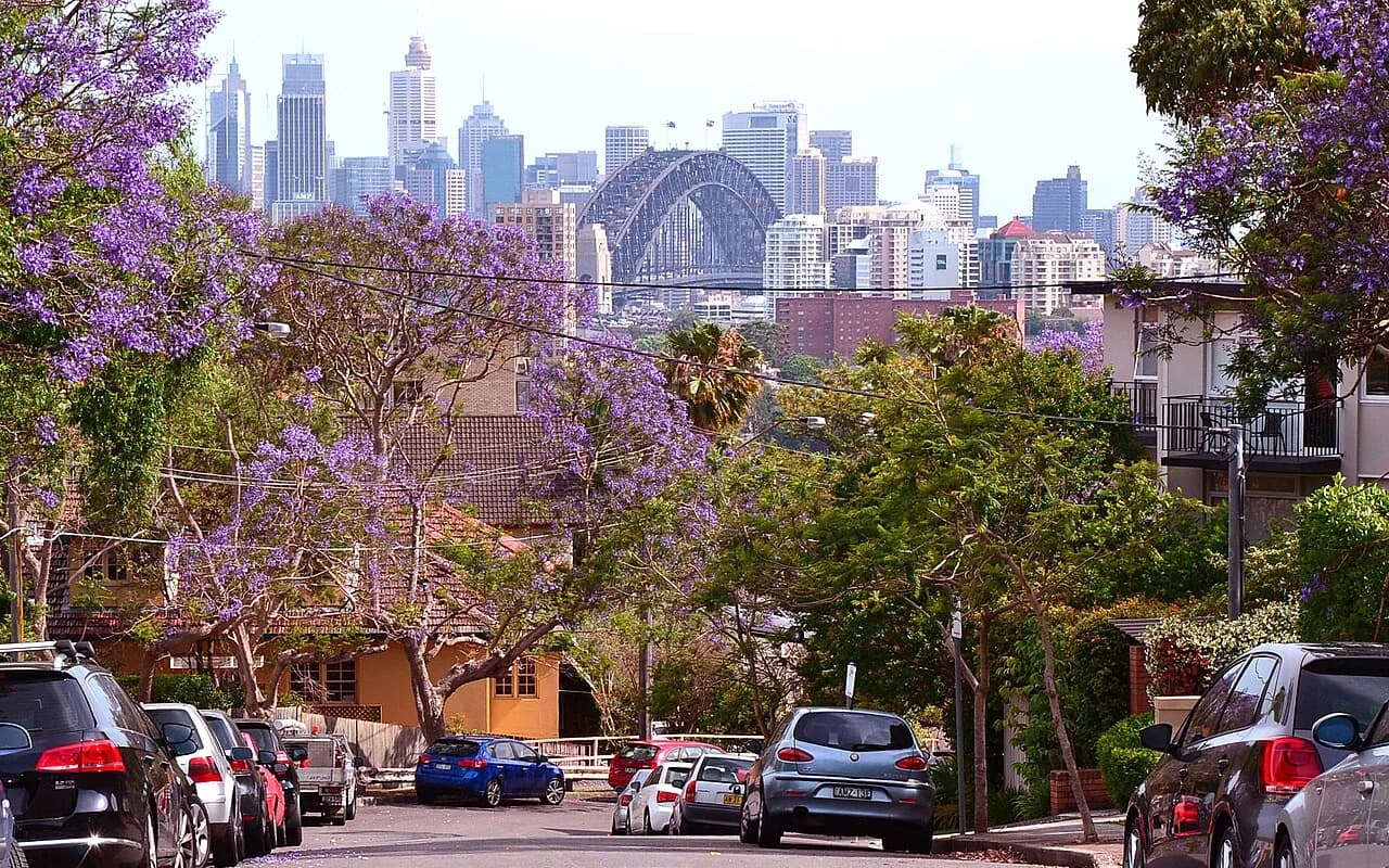 Local streetscape in Neutral Bay, Sydney