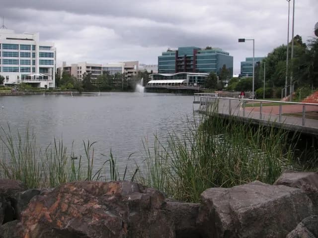 Commercial property beside Norwest Lake