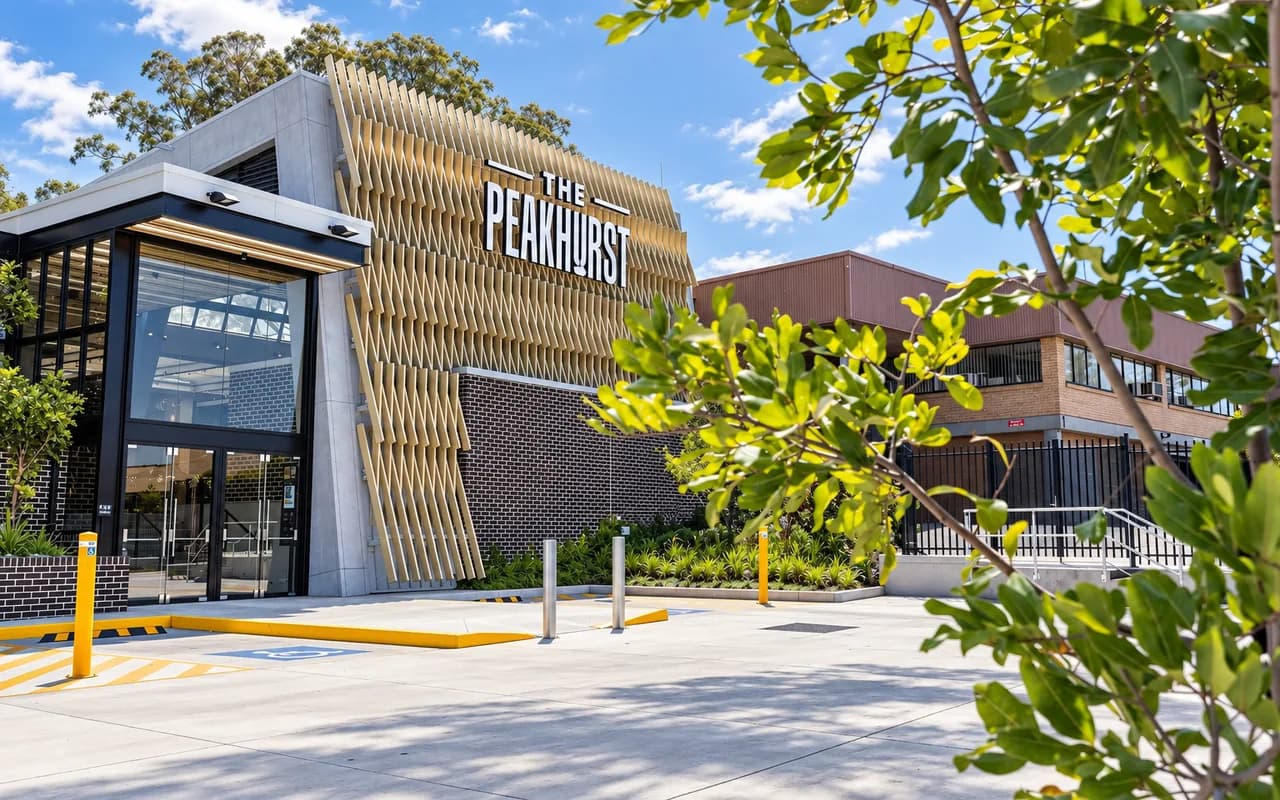 The Peakhurst building exterior in Peakhurst