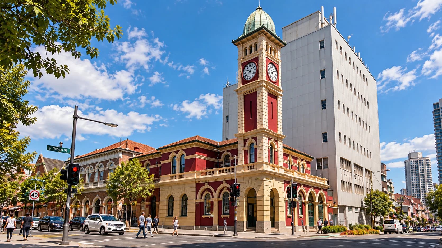 Redfern streetscape and local residential setting