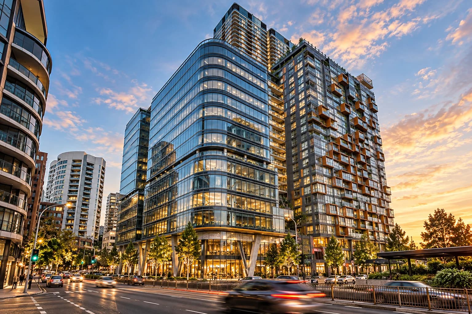 St Leonards streetscape and local residential setting
