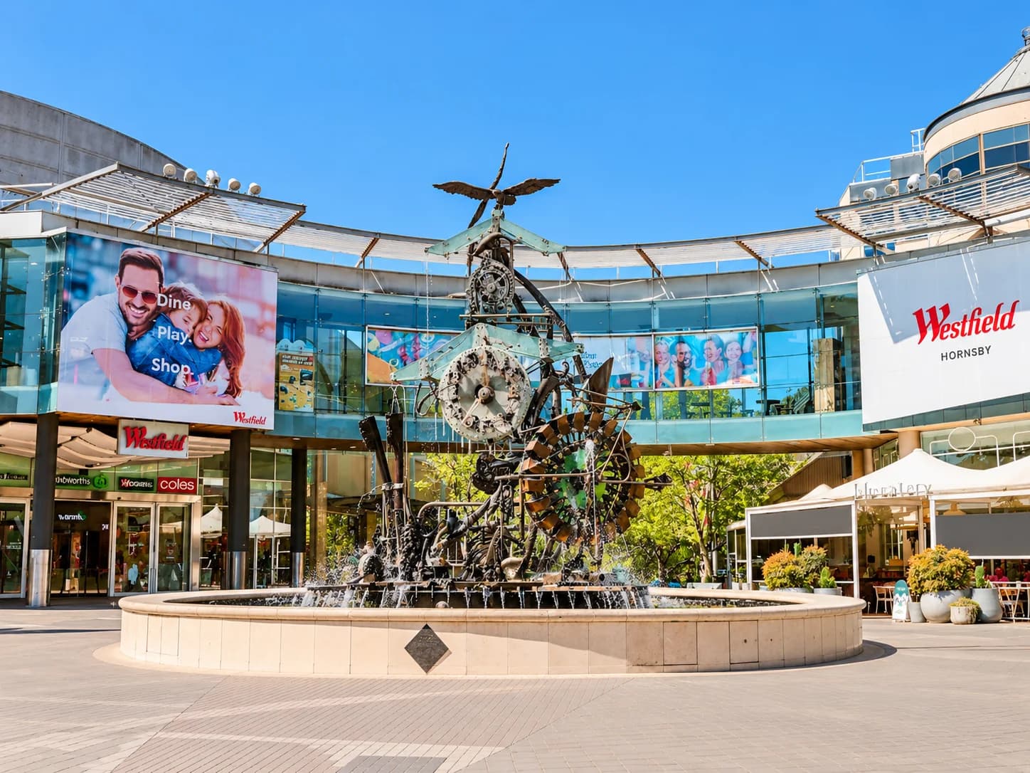 Hornsby shopping precinct near Waitara