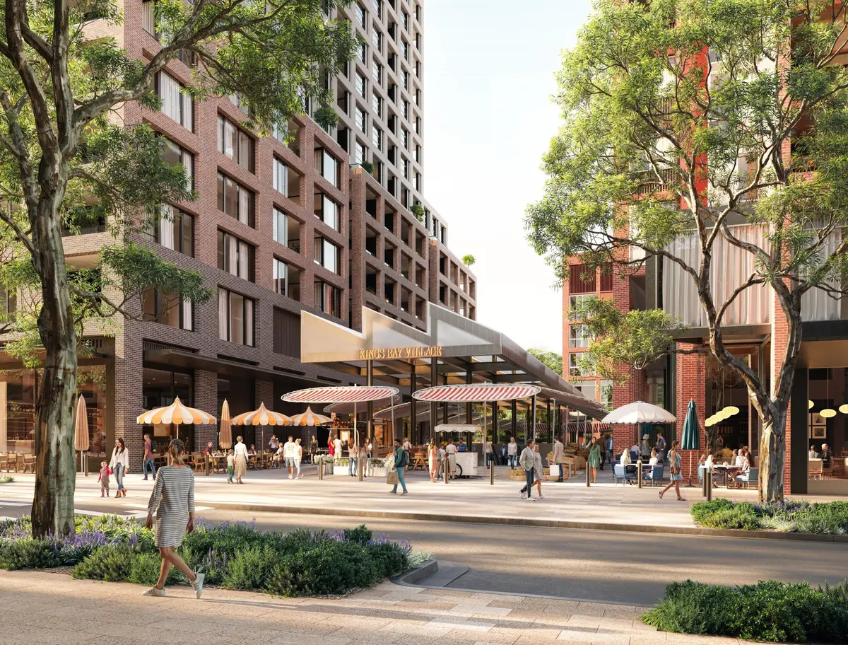 Kings Bay Village 园林商业街效果图