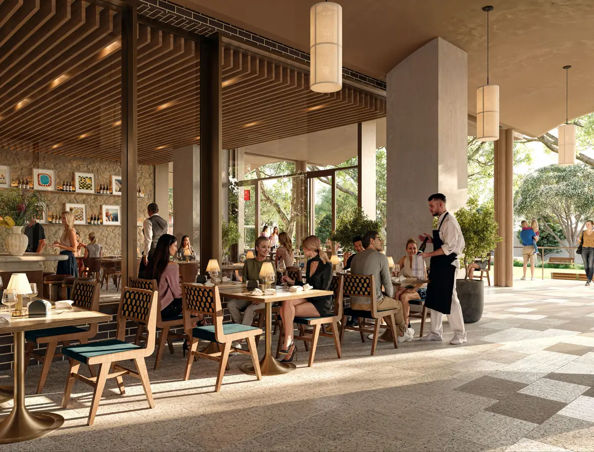 Kings Bay Village 咖啡馆露台效果图