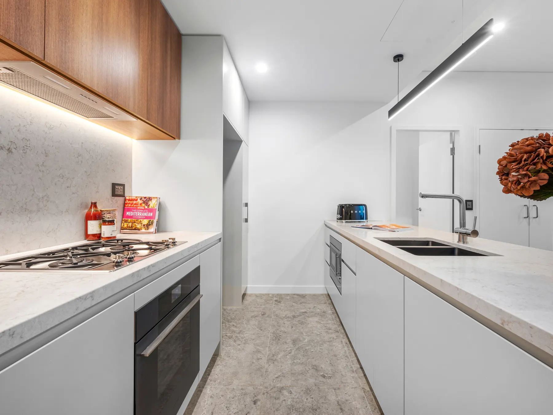 The Rothschild contemporary apartment kitchen – official project imagery