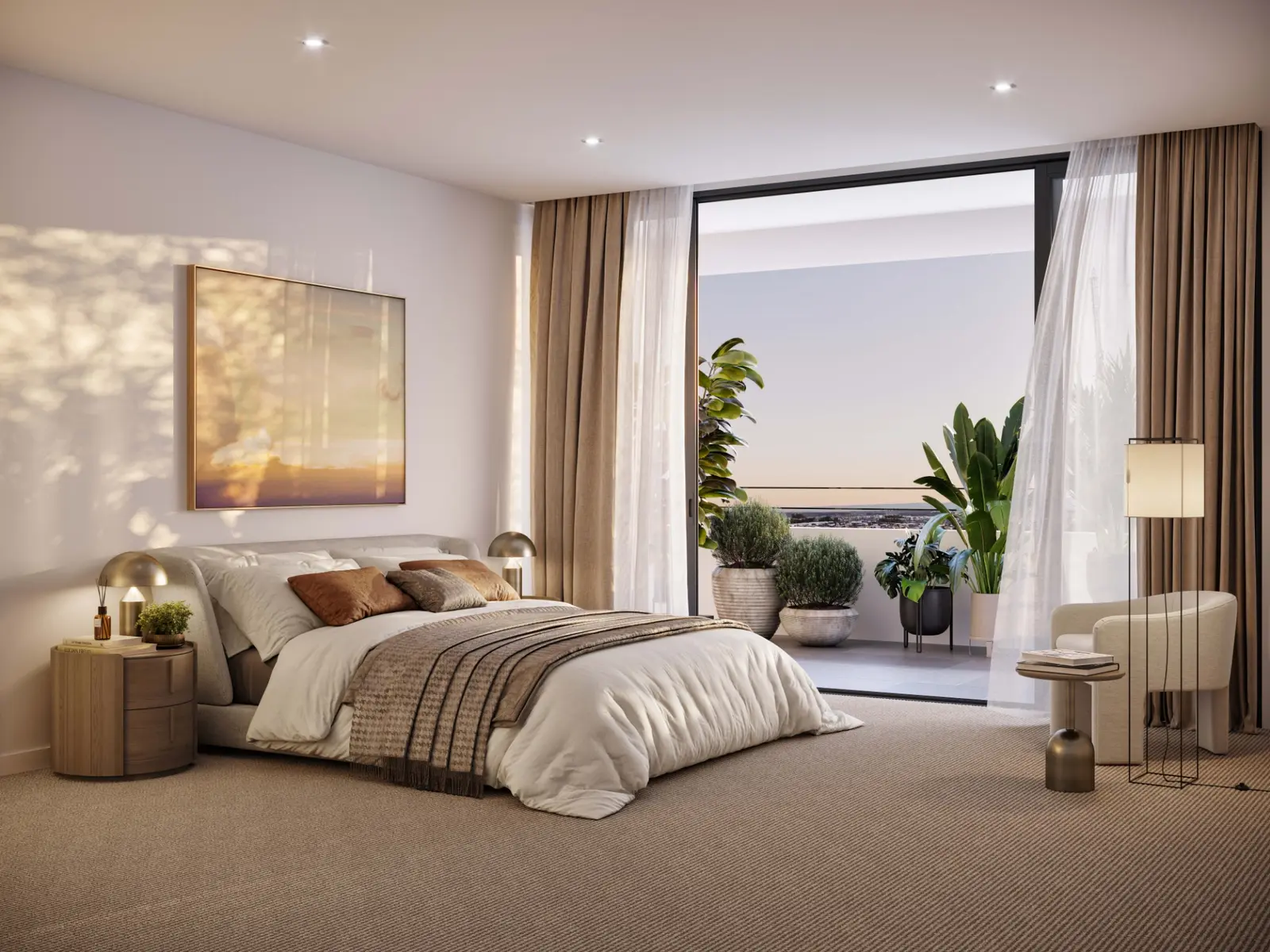 Tallawong Village apartment bedroom – project imagery
